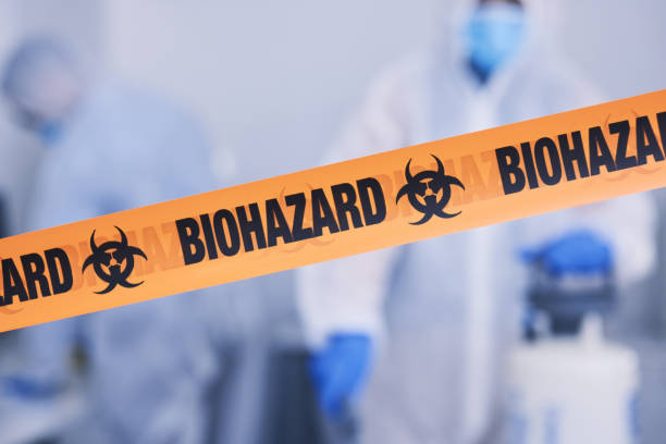 Professional Crime Scene Cleanup technician working in New London, CT